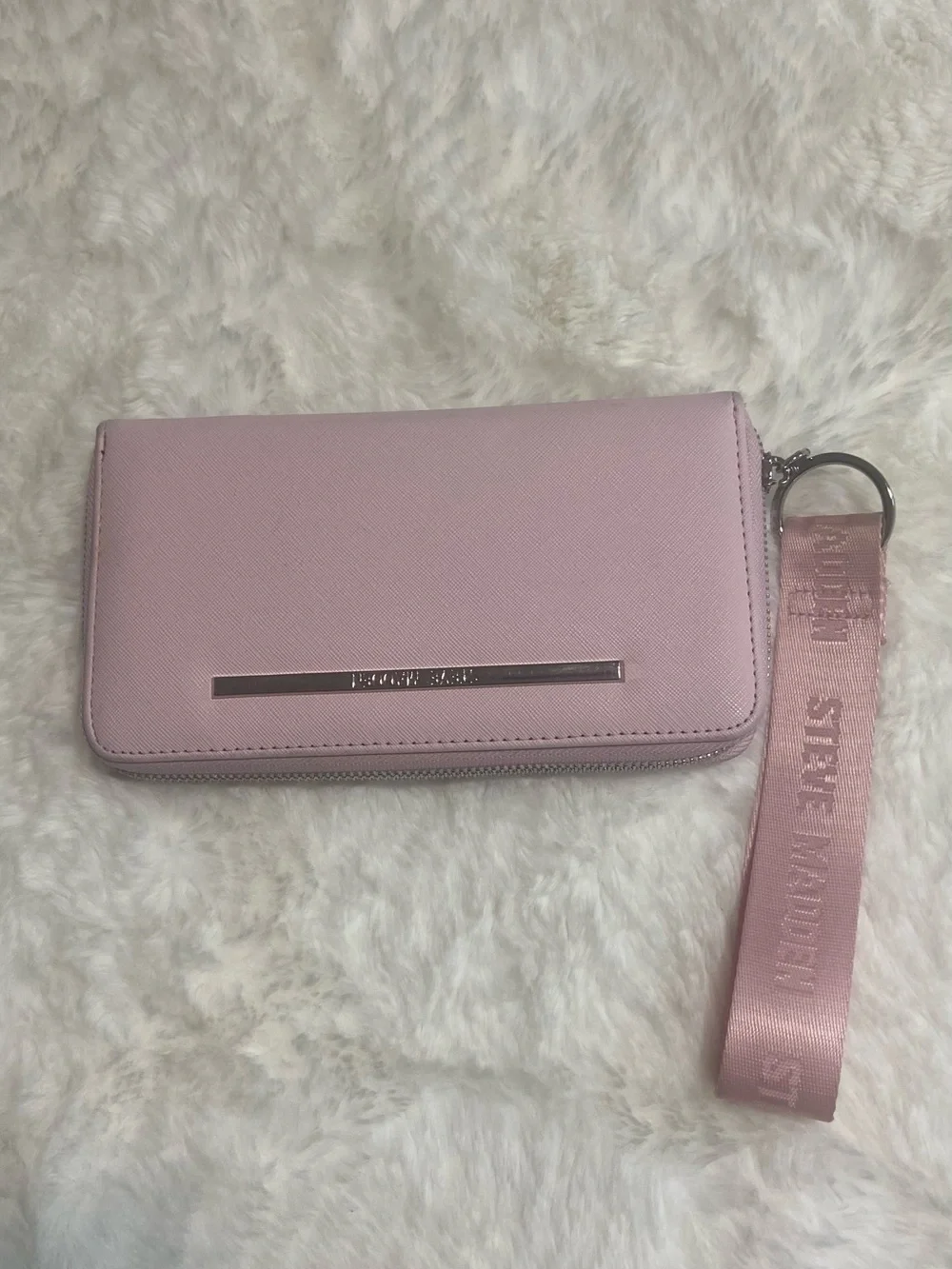 Steve Madden Pink Wristlet Clutch